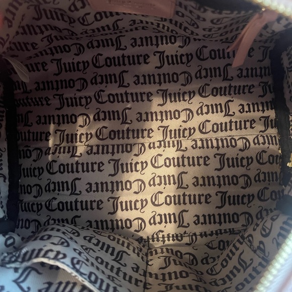 Juicy Couture Pink Satchel with Monogram Pattern and Gold Hardware - Picture 2 of 2